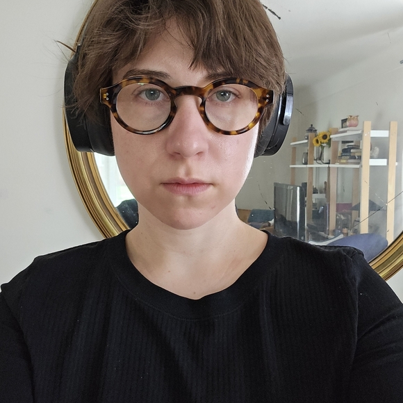 Tortoise shell blue light blocking computer glasses - Picture 4 of 5